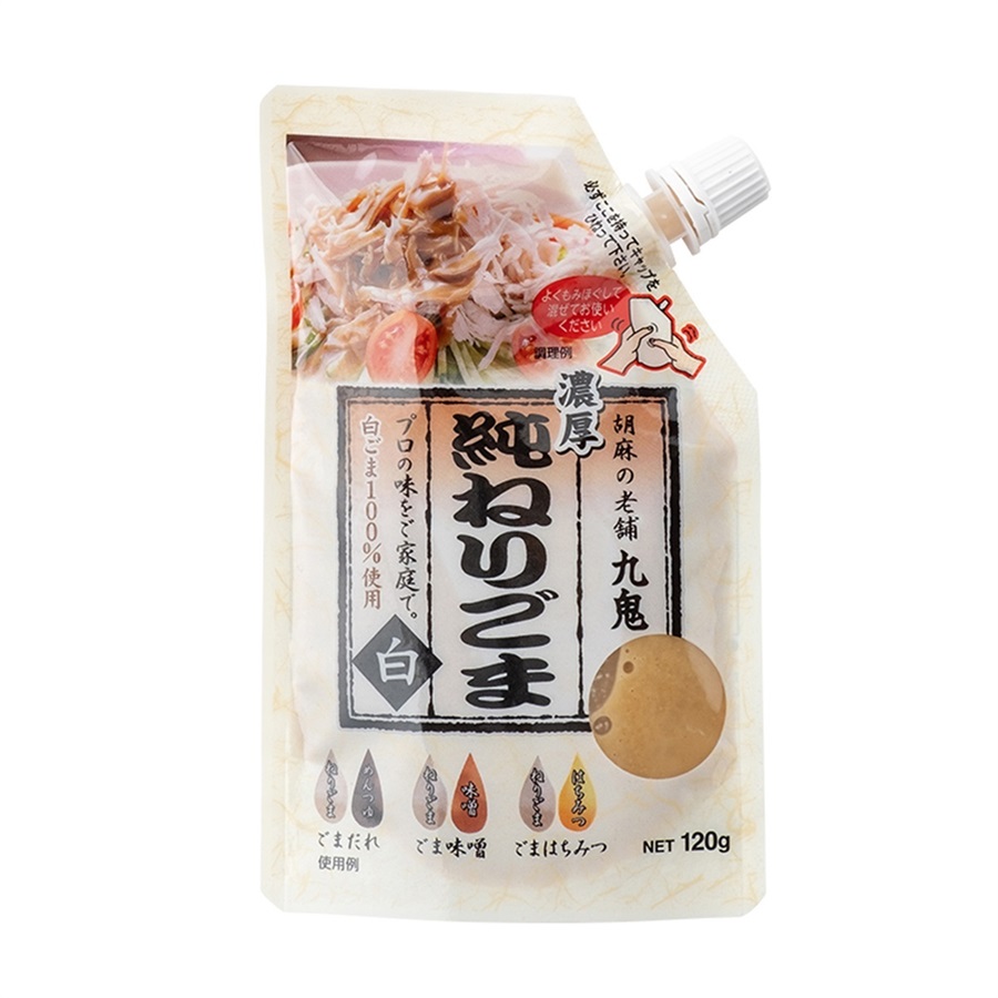 九鬼産業オンラインショップ 九鬼 純ねりごま 黒（SP）120g